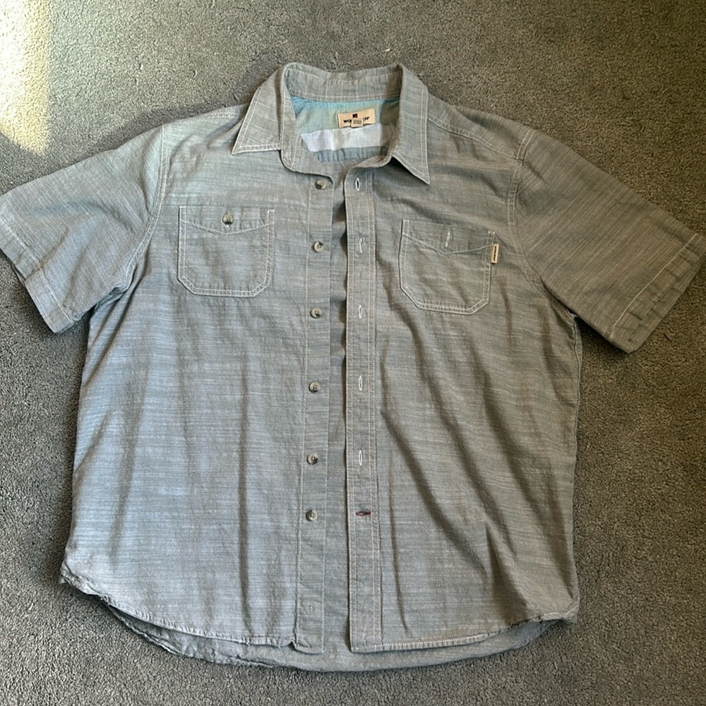 Light green woolrich button down